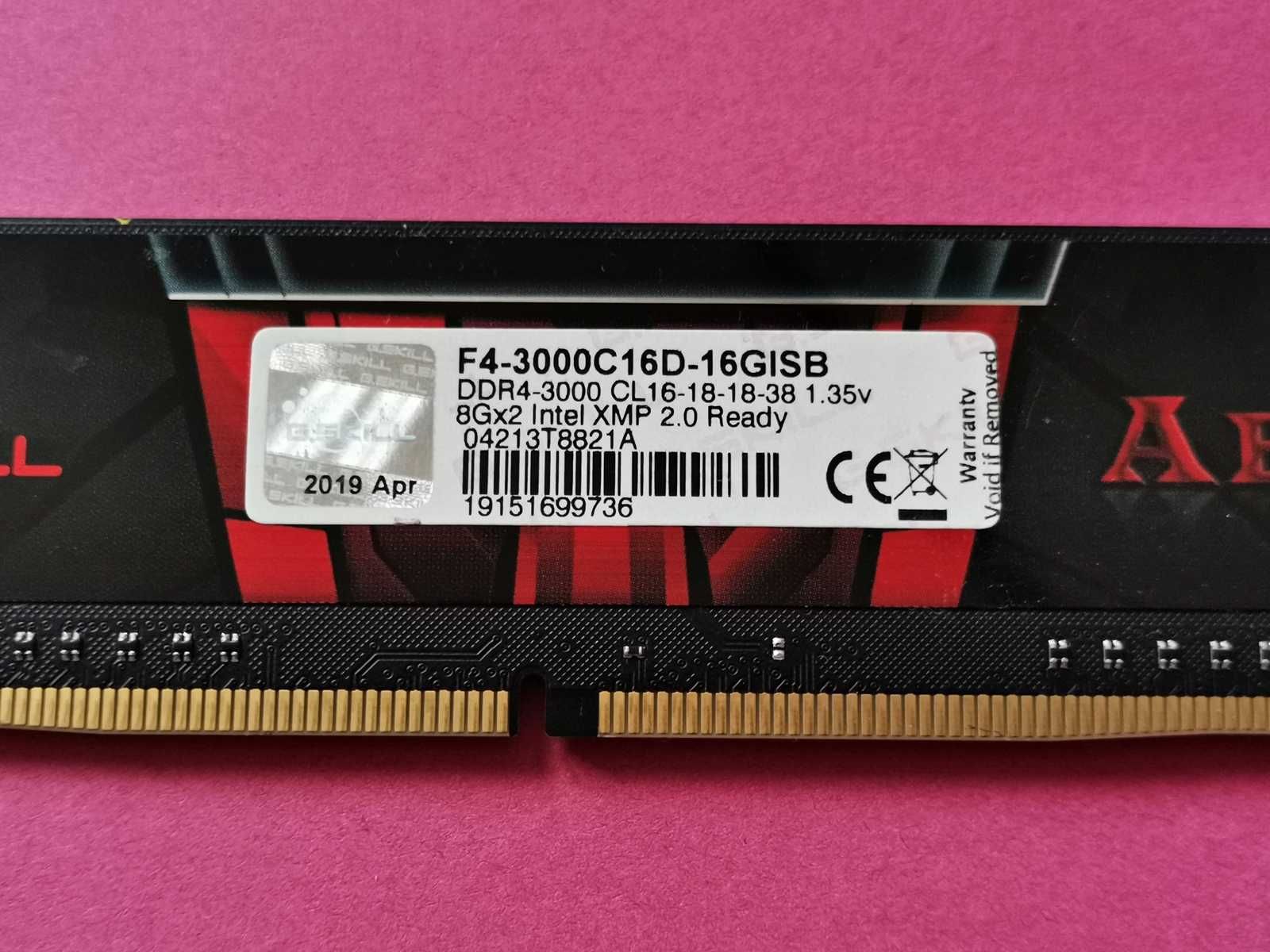 DDR4 8GB G.SkiLL AEgis 3000 -Komputer