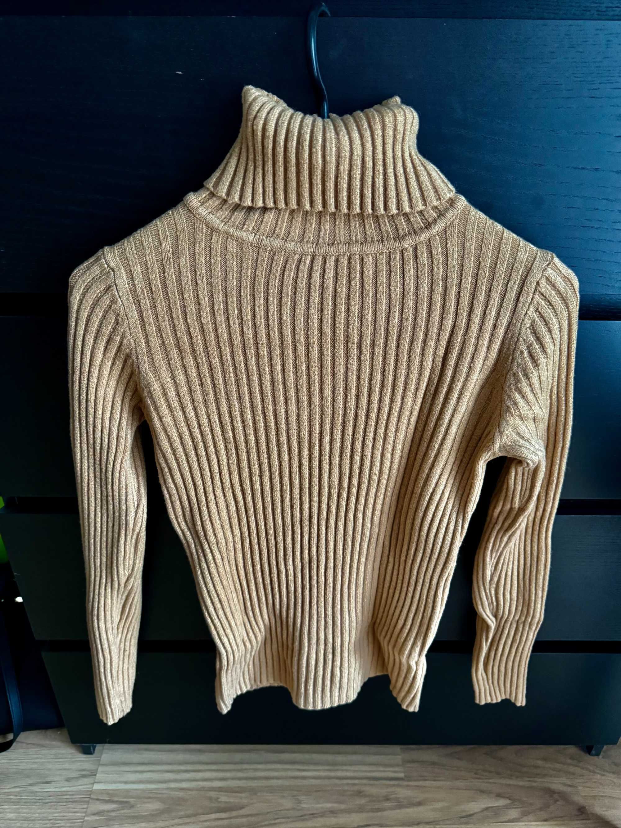 Sweter sweterek bawełna modal wiskoza S/M golf półgolf