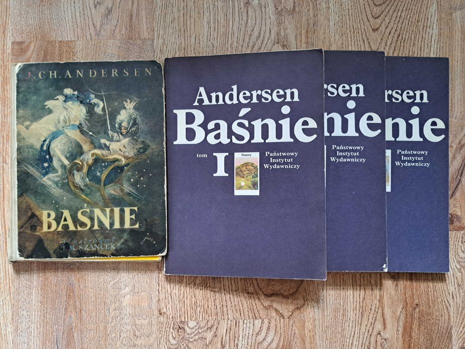 Andersen Baśnie, tom I, II, III Państwowy Instytut Wydawniczy + GRATIS