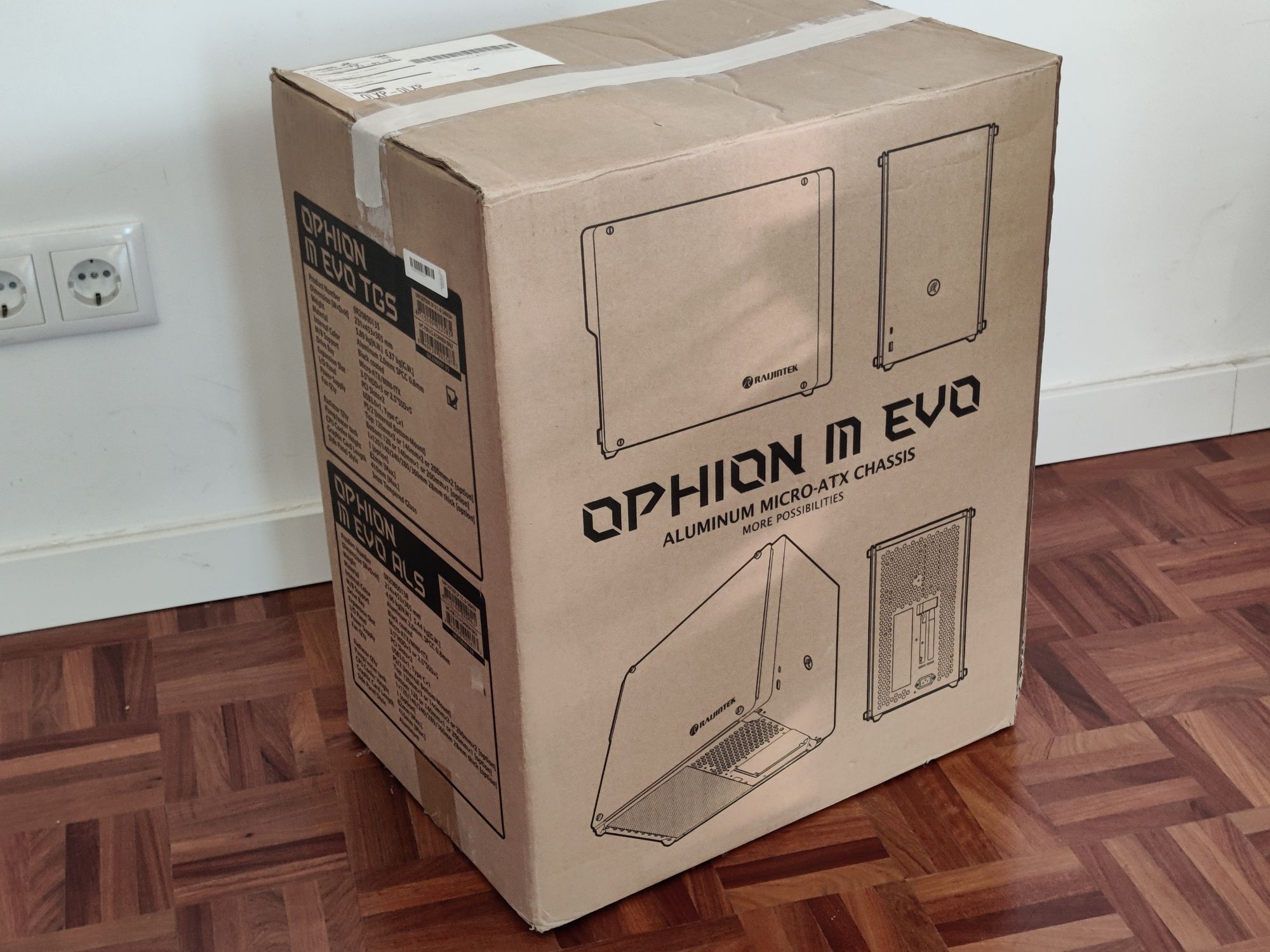 Caixa micro-atx/itx Raijintek ophion m evo