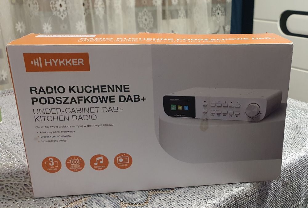 Radio kuchenne podszawkowe Hykker Dab+