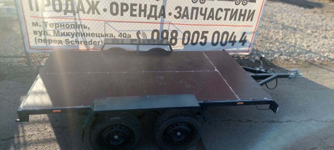 Причіп 2х осний платформа кат *В*
