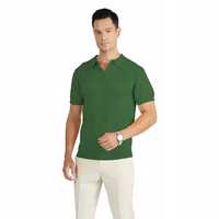 Męska koszulka Polo Zielona bardzo wygodna i elastyczna Rozmiar XL