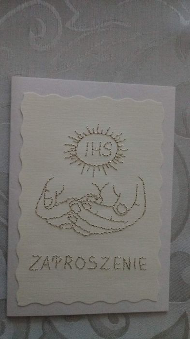 Kartki i zaproszenia komunijne