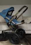 Коляска прогулочная Quinny Buzz blue Charm + зимний конверт footmuff