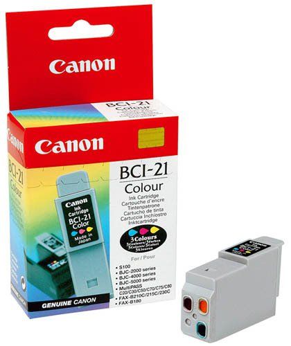 Цветной картридж Canon BCI-21