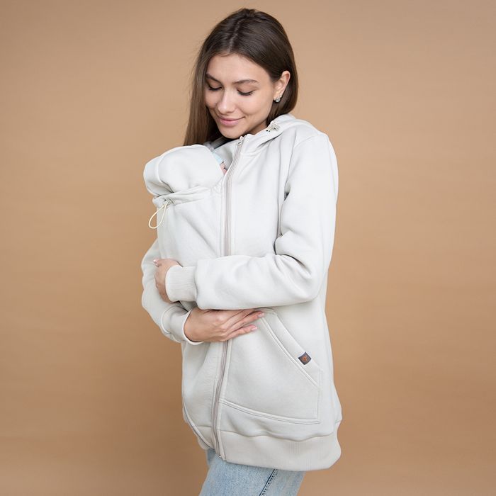 Худі для вагітних зі вставкою для дитини у переносці  M