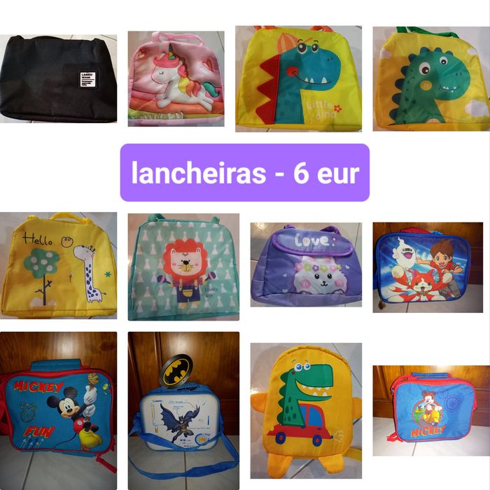 Lancheiras infantis novas