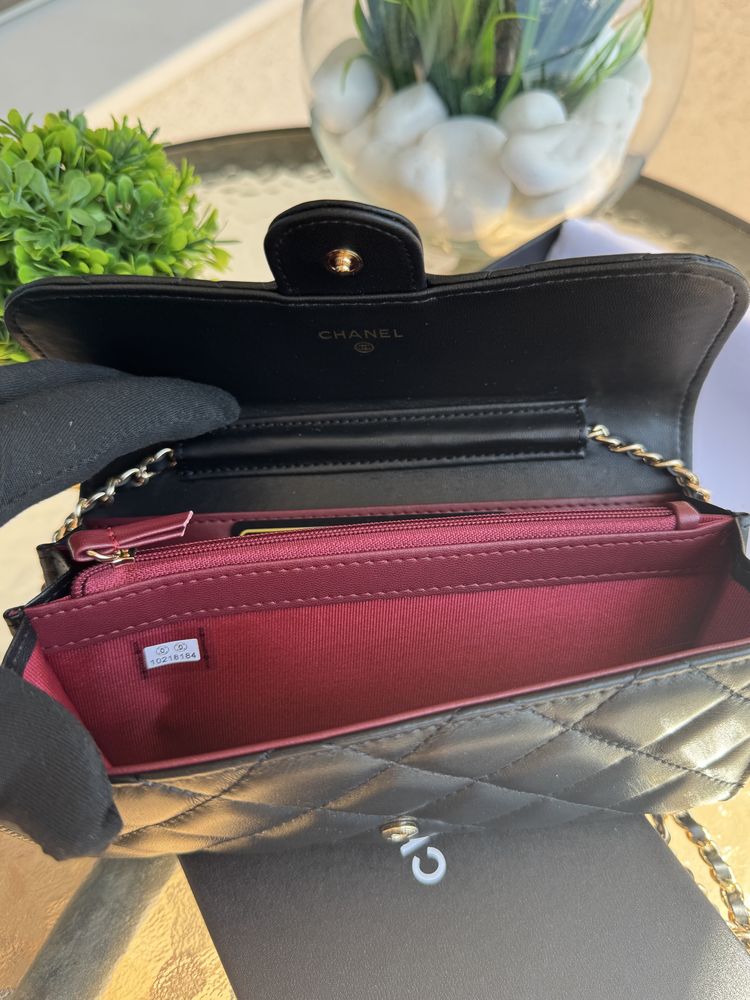 Шкіряний гаманець Chanel кожаный кошелек