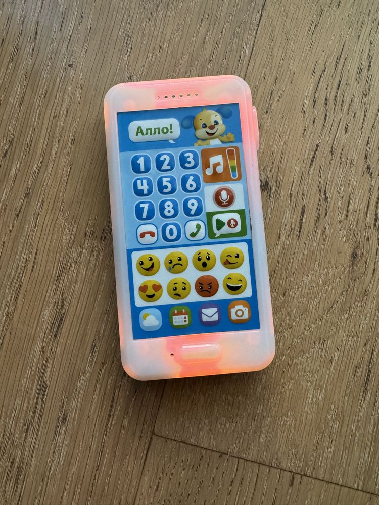 Zabawka Fisher Price telefon po rosyjsku / Обучающий телефон