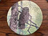 Talerz Knowles Sowa The Great Grey Owl