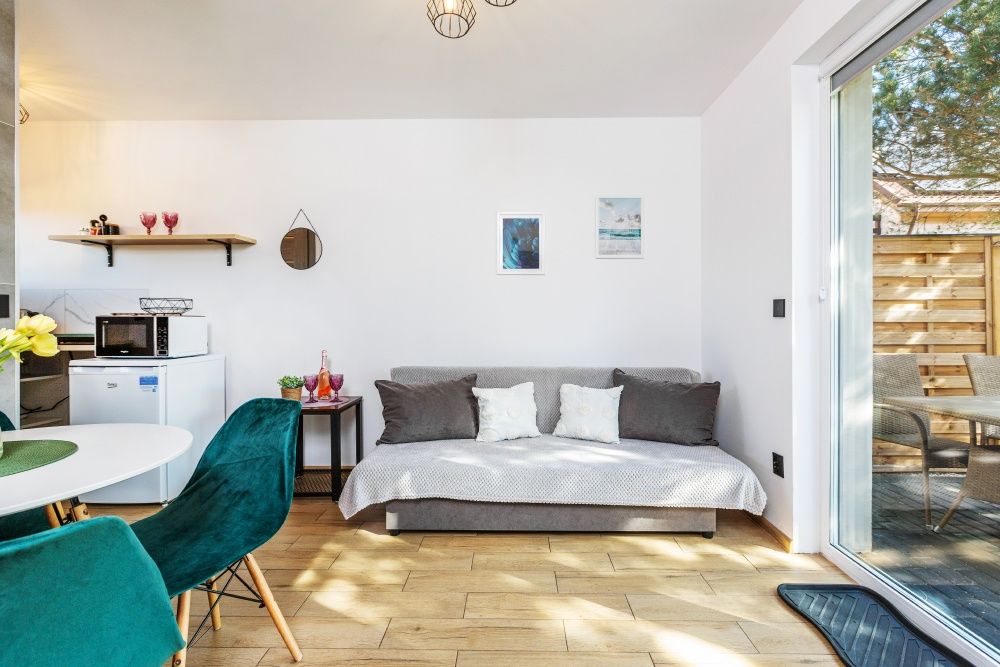 Apartamenty nad morzem , domki całoroczne  , balia ogrodowa , Sylweste