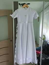 sukienka komunijna Biała