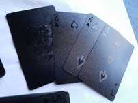 Baralho de cartas negro novo
