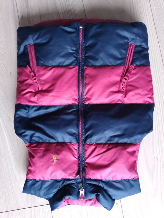Puchowa kamizelka dla chłopca Ralph Lauren 110 - 116 dwustronna