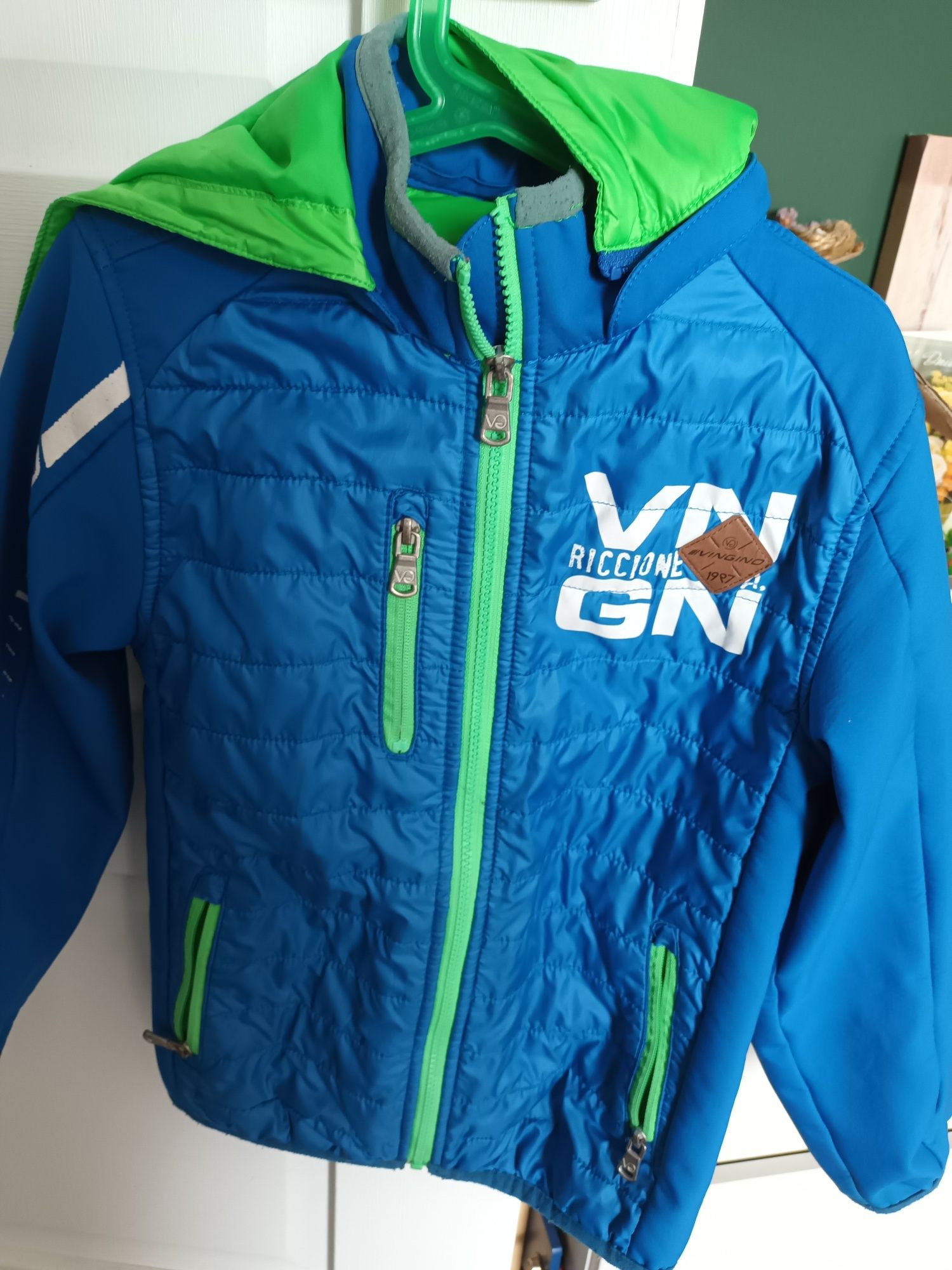 Zestaw 134 Kurtka VInginio softshell przeciwdeszczowa+ bluza zamek