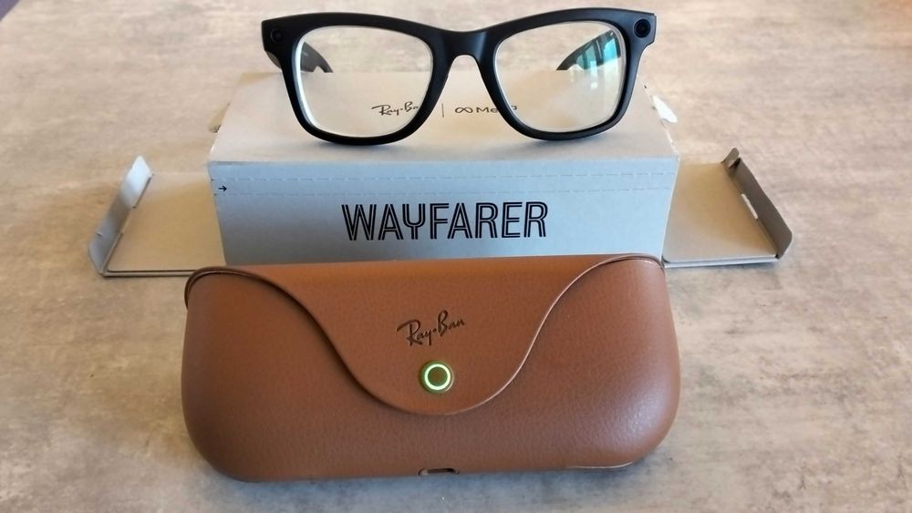 Смарт-окуляри Ray-Ban Meta Wayfarer Green Transitions з діопріями -3.0