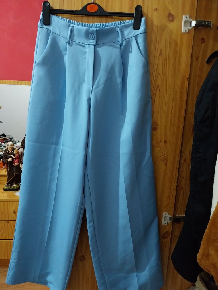 Fato mulher oversized azul bebé