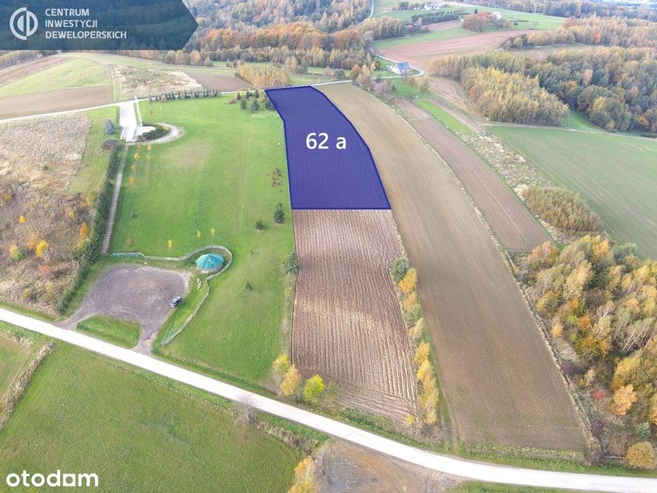 Działka z niepowtarzalnym widokiem w Niechobrzu