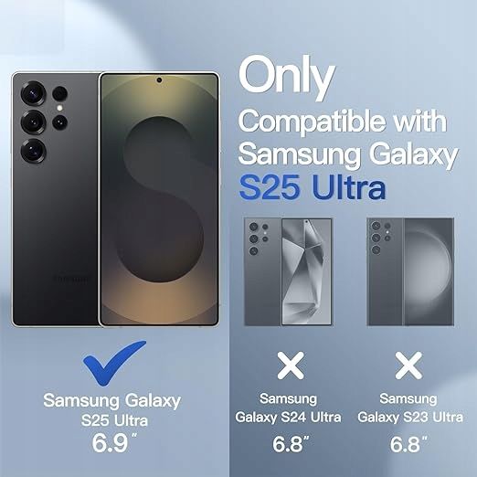 JETech Etui Magnetyczne dla Samsung Galaxy S25 Ultra 5G (Czarny)