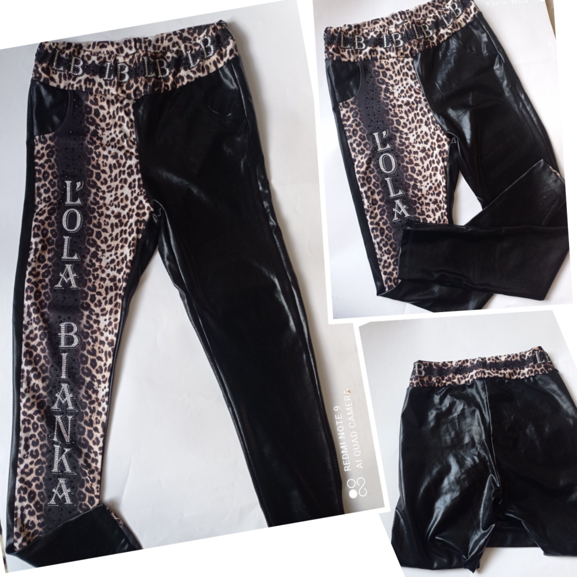 L'ola Bianka extra legginsy lateksowe nowe bez metki rozmiar M