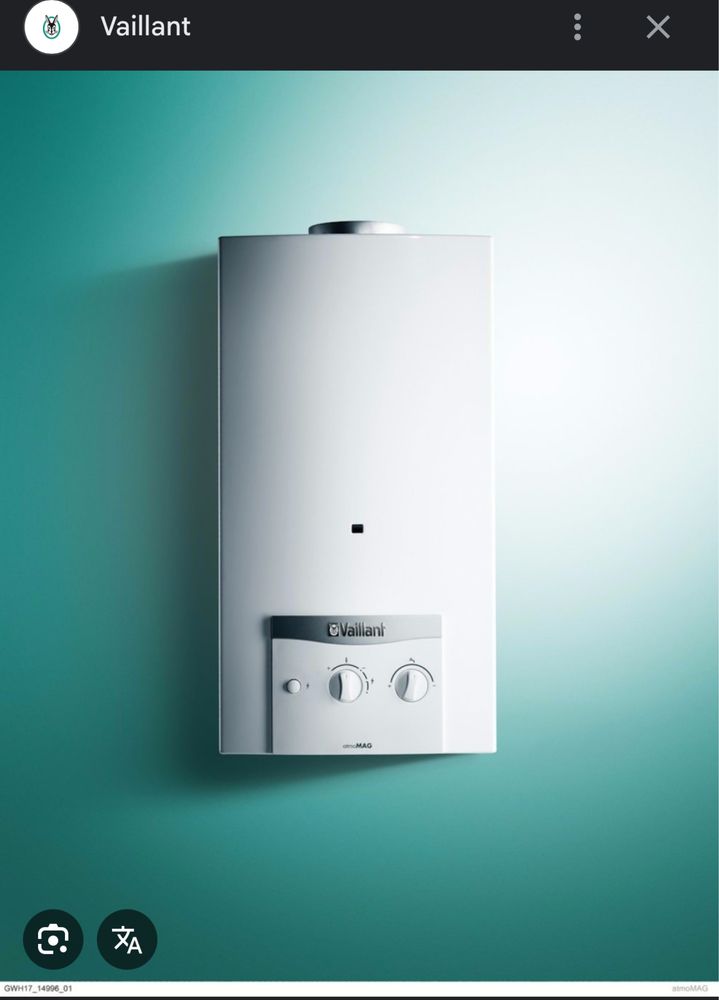Vaillant 11 litros atmosferico