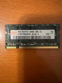 Memória RAM Hynix | DIMM | 2GB DDR2 666 --- (Portátil)