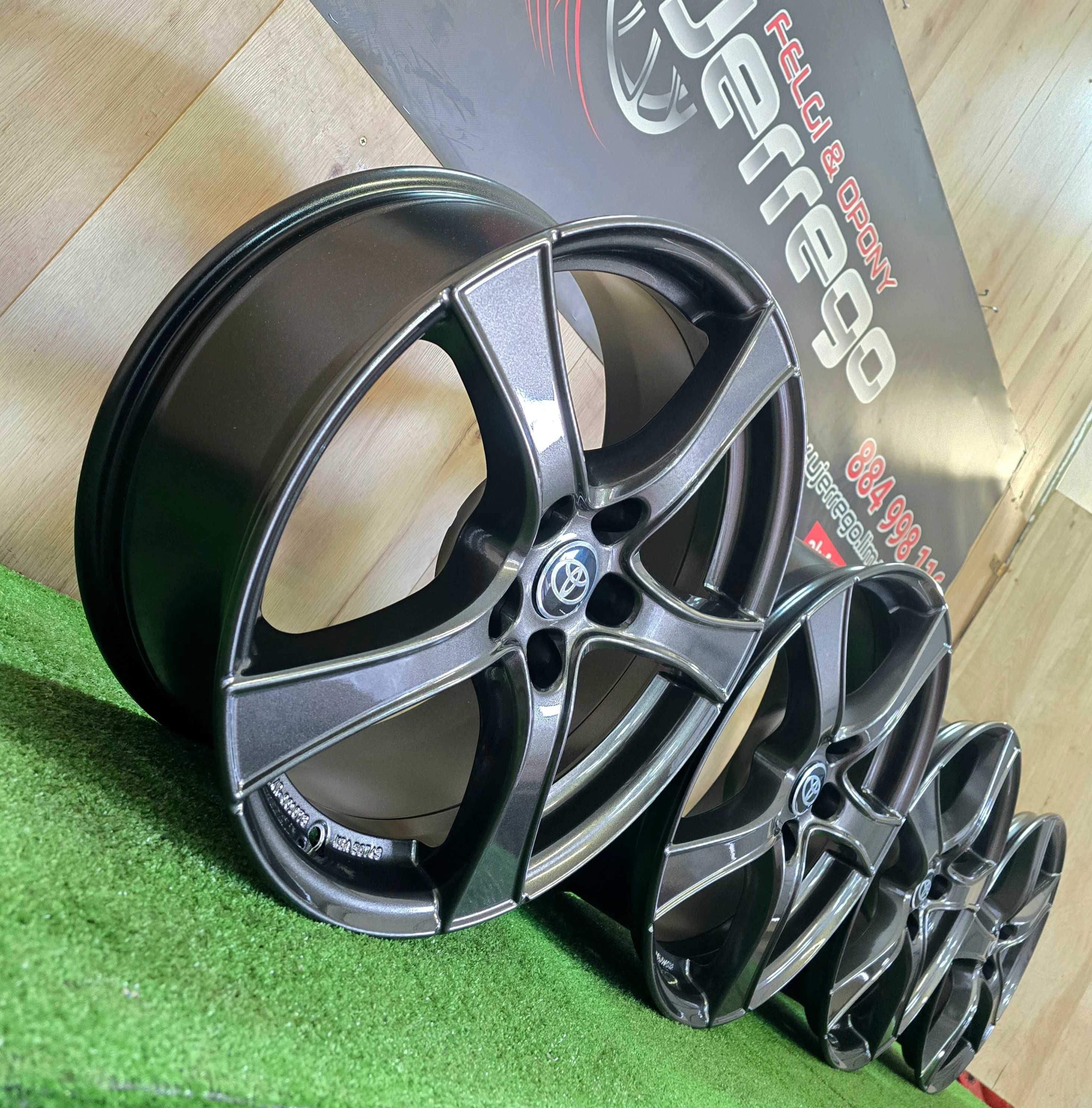 NOWE ALUFELGI TOYOTA 18x5x114,3 Auris,Avensis,Corolla,C-hr,Yaris,RAV4