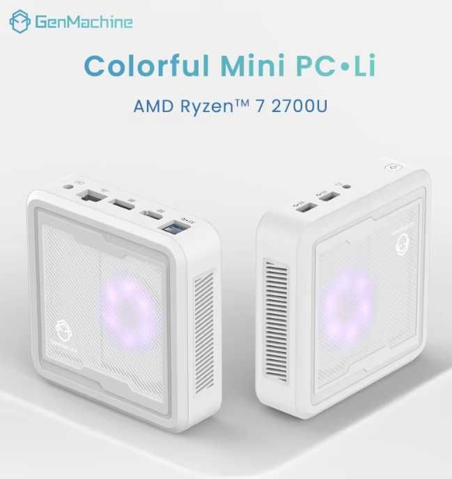 Gemachine AMD Mini PC Ryzen7 2700U 8GB+256GB