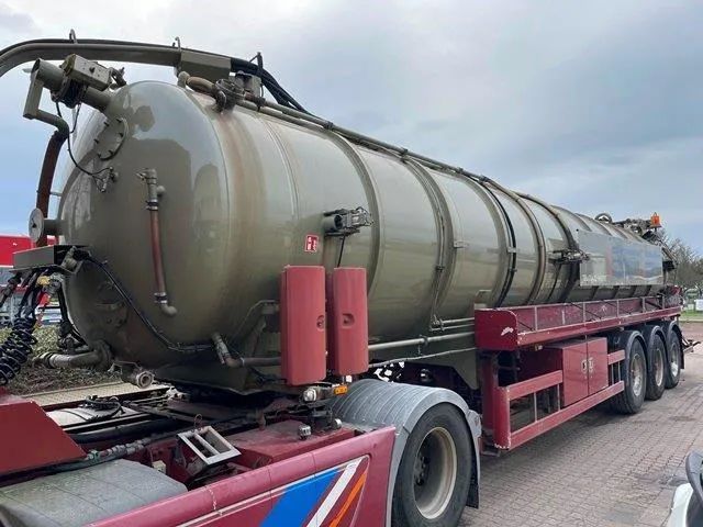 HELLMERS 2700l Stal nierdzewna V4A  Naczepa Cysterna HELLMERS 27m3 2003r Stal nierdzewna V4A Demag Speck