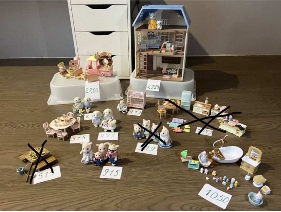 Sylvanian Families(будиночок,звірі,мебель)в новому стані!!