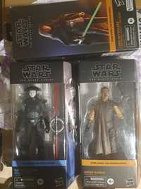 Trzy figurki  Hasbro Star wars black series Luke Skywalker greef karga