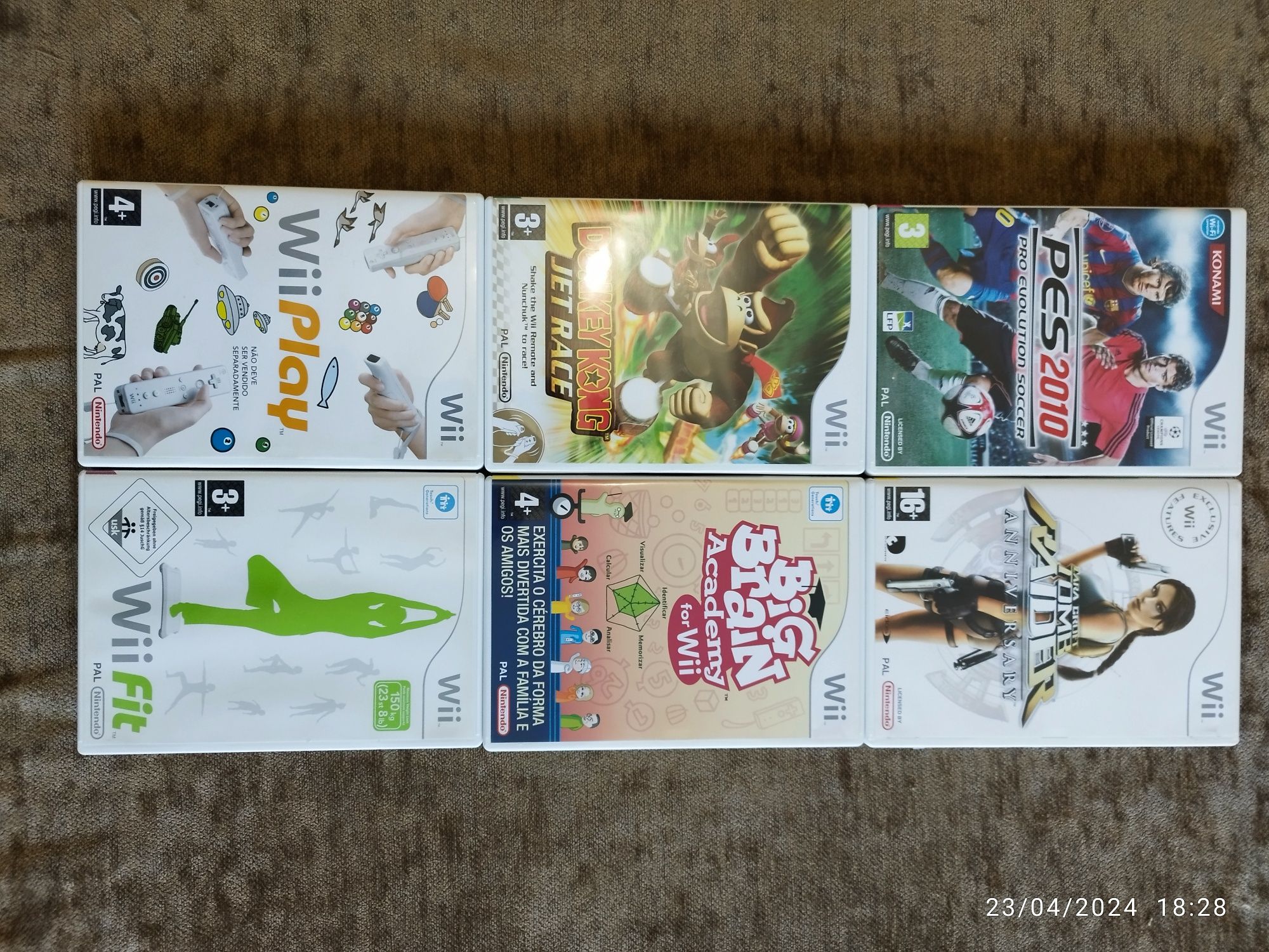 6 Jogos Wii usados