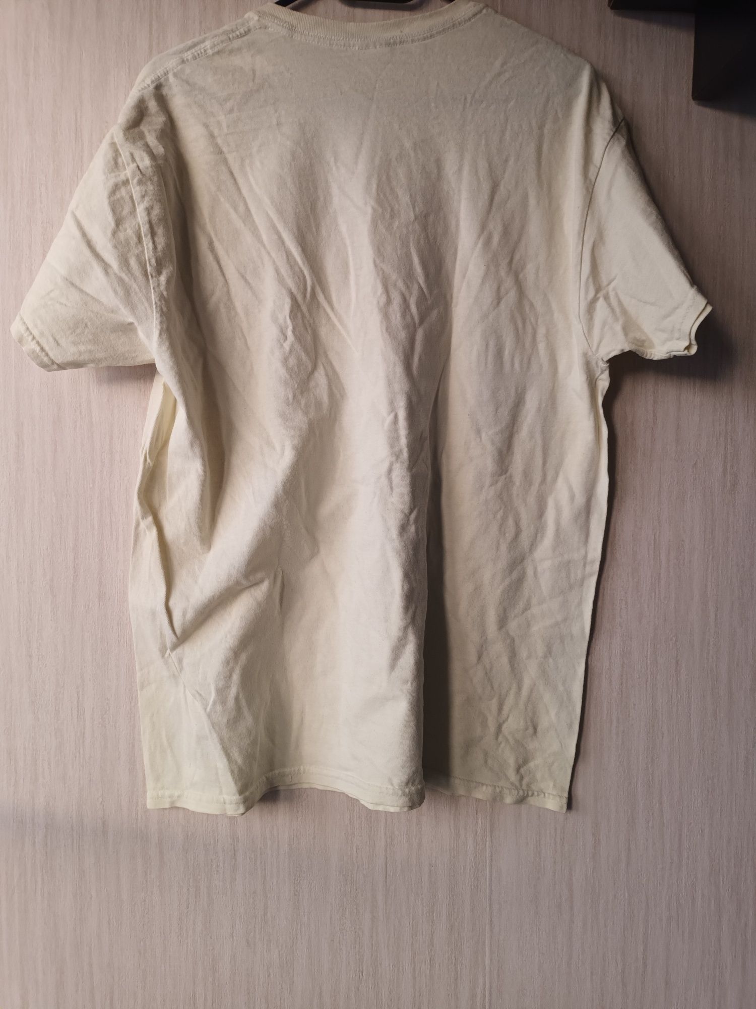 Bawełniana męska koszulka T-shirt z nadrukiem
