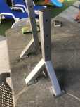 Estendal de parede inox , par