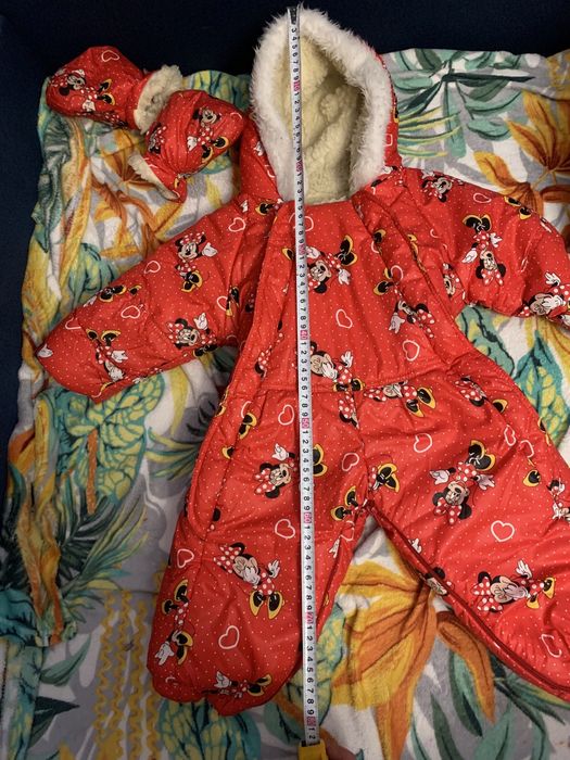 Комбенізон комбез зима 6-12 місяців, 74 см