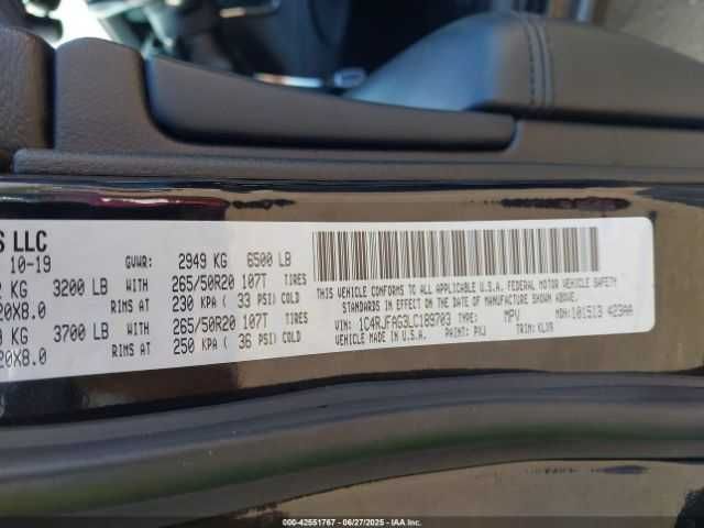 2020 Jeep Grand Cherokee Altitude 4x4