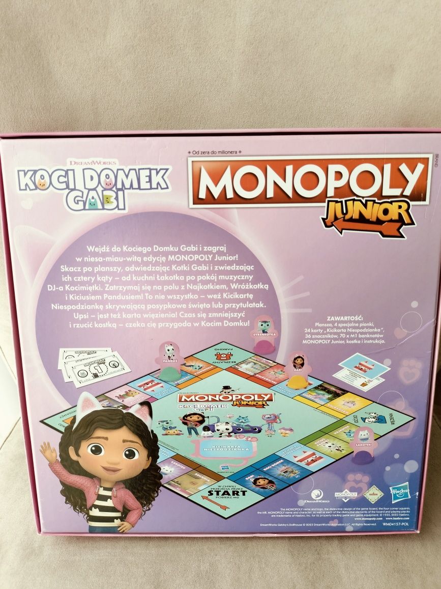 Gra Koci Domek Gabi Monopoly junior
