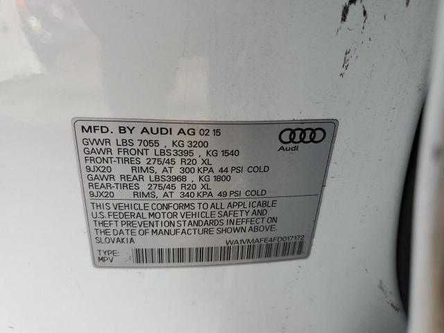 Audi Q7 Prestige 2015 TDI