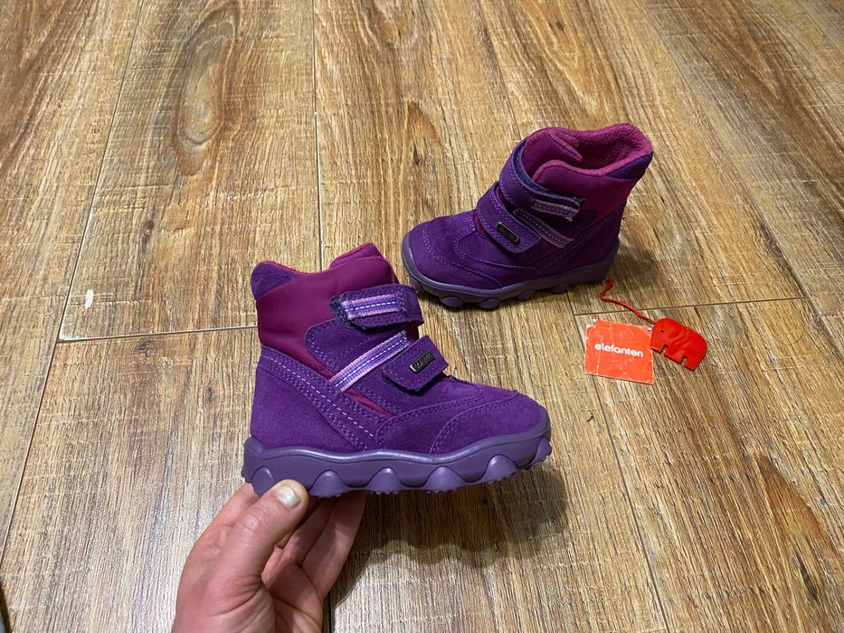 Сапожки зимние термо ботинки детские черевики на девочку Elefanten р24
