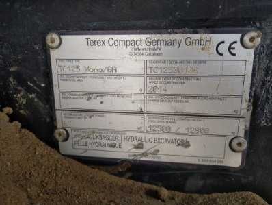 Koparka Terex tc 125 12.5t