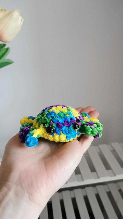 Pająk na szydełku handmade, dekoracja