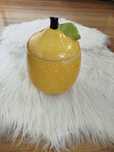 Pojemnik cytryna lemon print fruit decor porcelana boho kitchen jar de