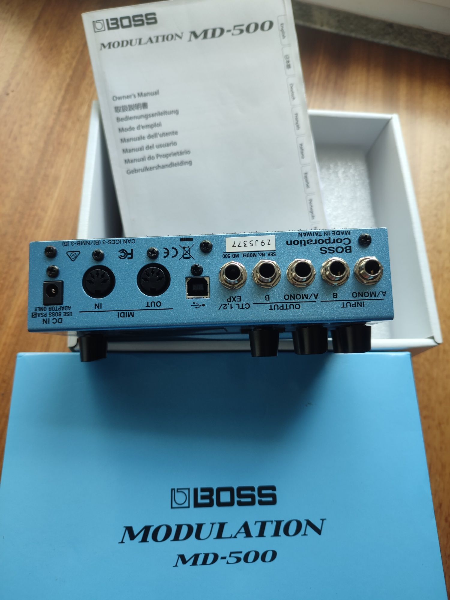 Boss MD-500 Efeitos