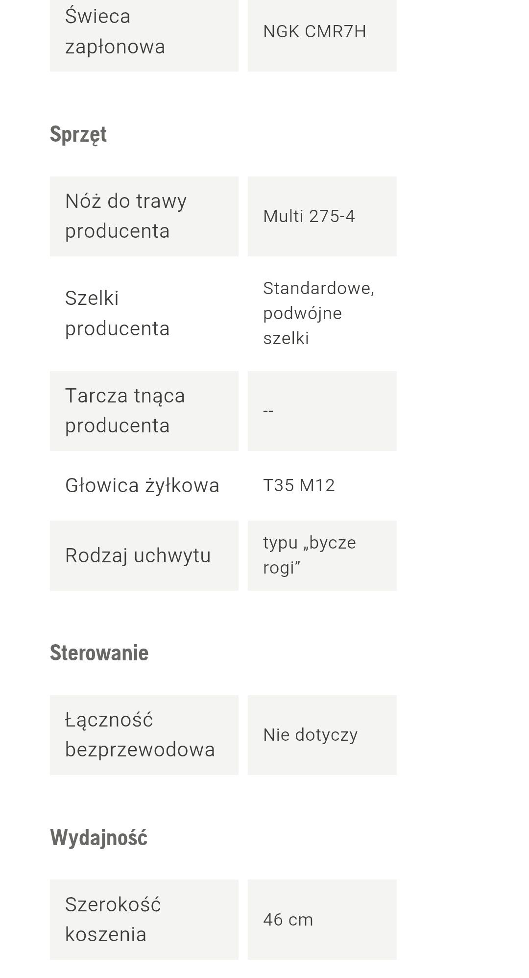 Husqvarna 543 RS professional podkaszarka.