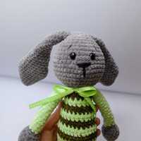 Pluszowa maskotka Zajączek amigurumi handmade rękodzieło