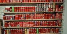 Kolekcja puszek coca cola