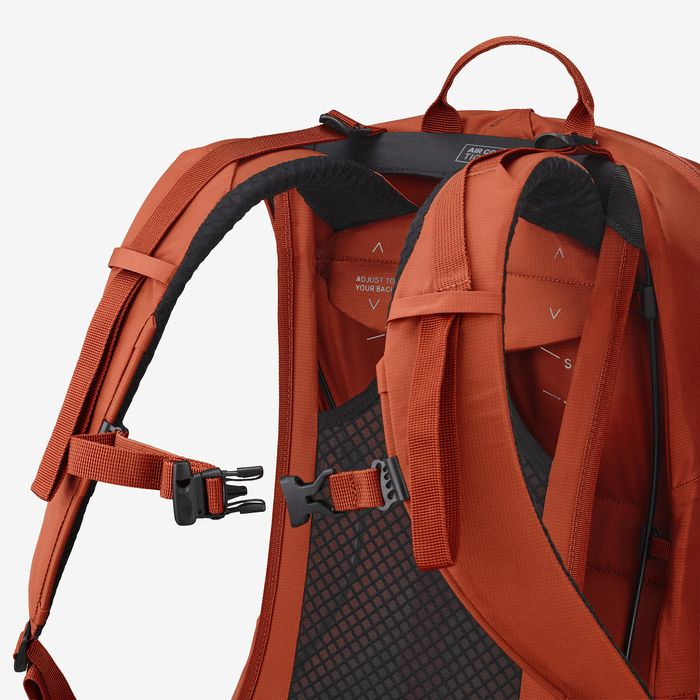 Mochila de caminhada ventilada 25L - MH500 Castanho
