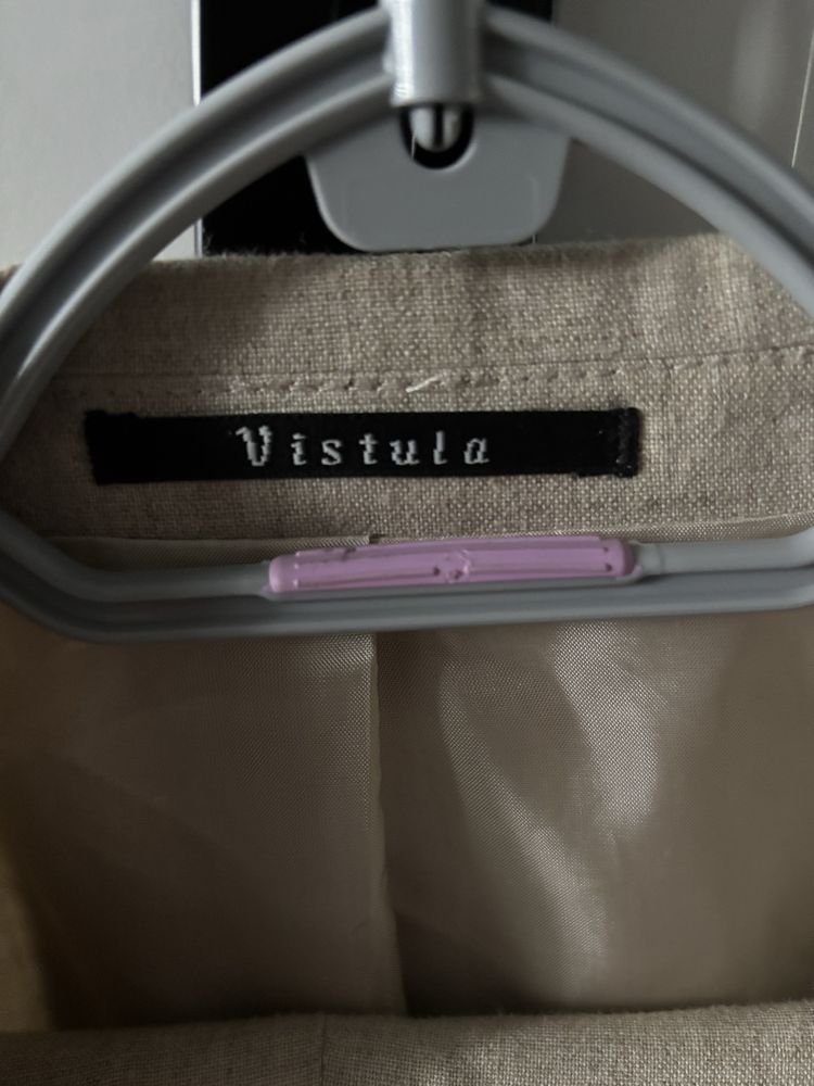 Lniany garnitur męski vistula