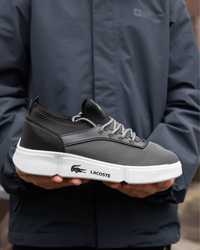 Чоловічі кросівки лакоста Lacoste Black Silver 40,41,42,43,44